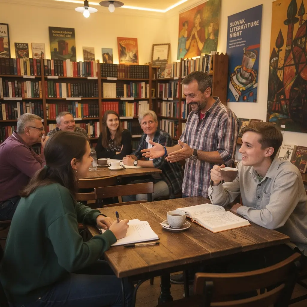 A picturesque view of Bratislava's historic city center showcasing charming architecture and vibrant street life.